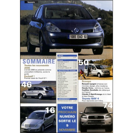 LE MAGAZINE DE L'AUTO |Premier Numéro