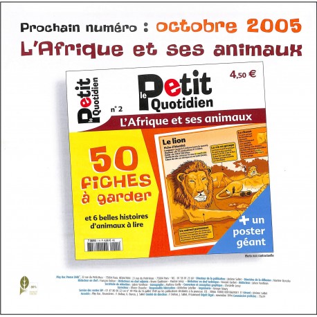 LE PETIT QUOTIDIEN |Premier Numéro