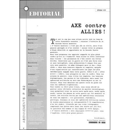 2e GUERRE MONDIALE |Premier Numéro