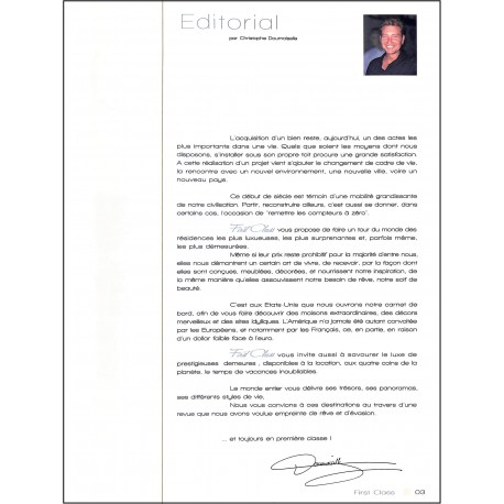 FIRST CLASS IMMOBILIER |Premier Numéro