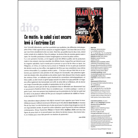 MAD ASIA |Premier Numéro