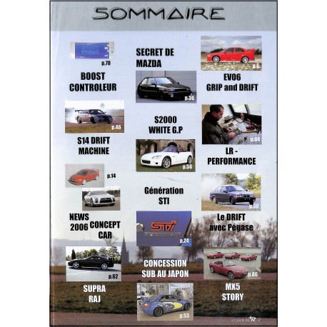 RACING AUTO JAPAN MAGAZINE |Premier Numéro