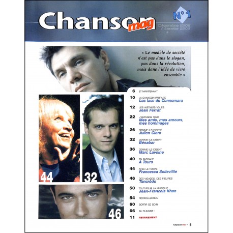 CHANSON MAG |Premier Numéro