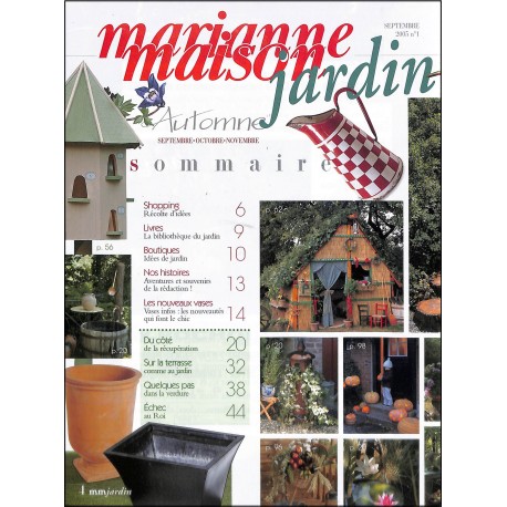 MARIANNE MAISON JARDIN |Premier Numéro