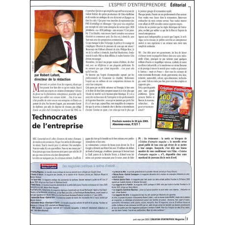 CRÉATION D'ENTREPRISE MAGAZINE |Premier Numéro