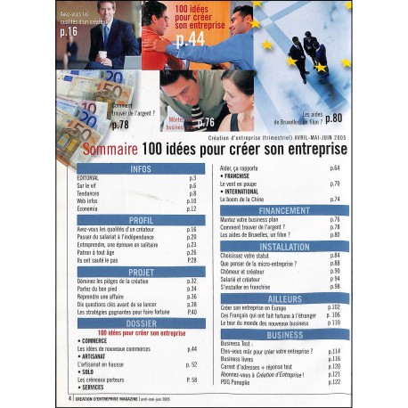 CRÉATION D'ENTREPRISE MAGAZINE |Premier Numéro