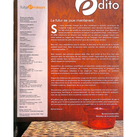 FUTURE MAISON |Premier Numéro