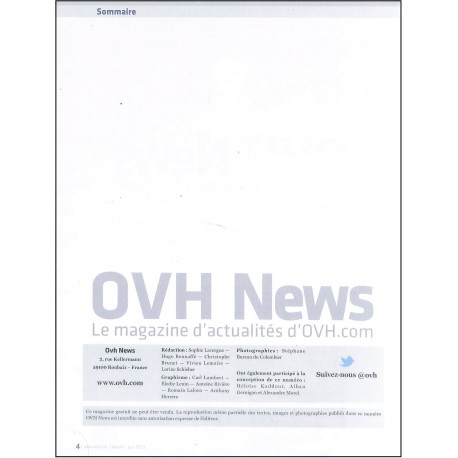 OVH NEWS |Premier Numéro