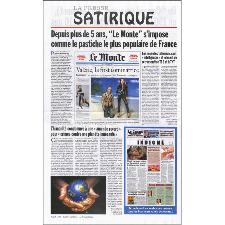 LA PRESSE SATIRIQUE |Premier Numéro