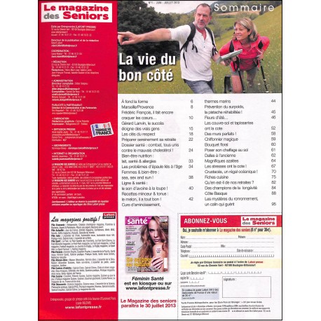 LE MAGAZINE DES SENIORS |Premier Numéro