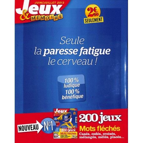 JEUX & MÉMOIRE |Premier Numéro