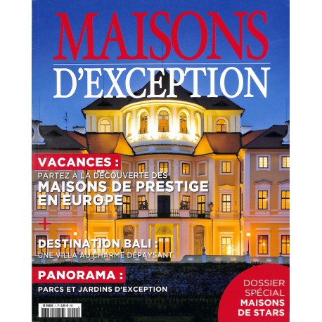 MAISONS D'EXCEPTION |Premier Numéro