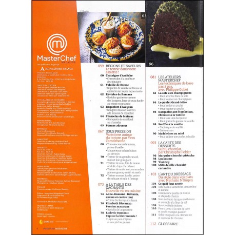 MASTERCHEF MAGAZINE |Premier Numéro