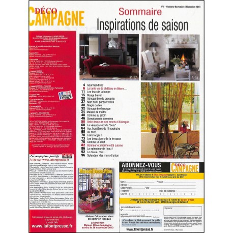 DÉCO COMPAGNE |Premier Numéro