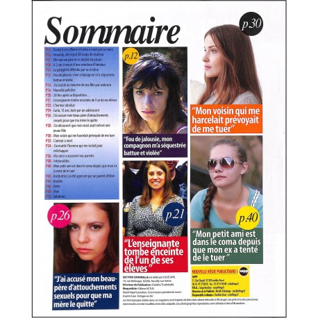 SECTION CRIMINELLE |Premier Numéro