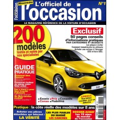 L'OFFICIEL DE L'OCCASION |Premier Numéro