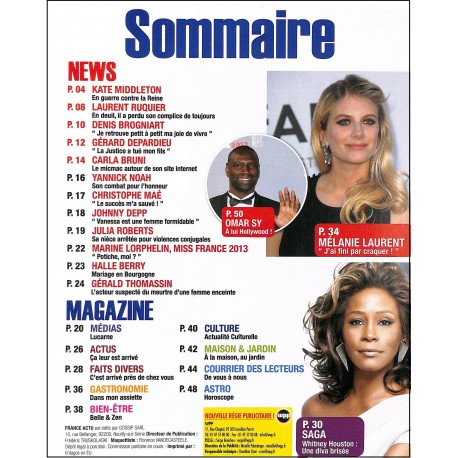 FRANCE ACTU |Premier Numéro