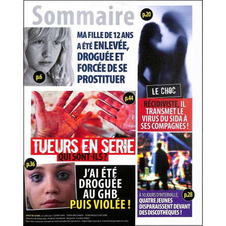 FACE AU CRIME! |Premier Numéro