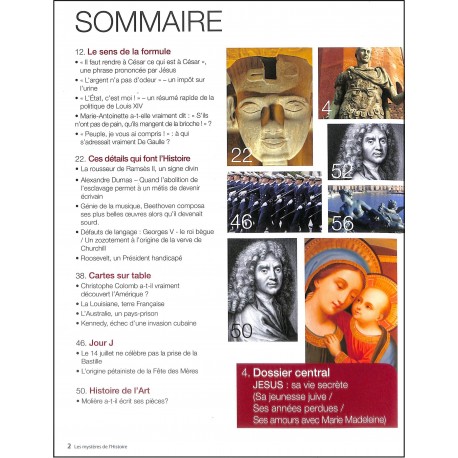 LES MYSTÉRES DE L'HISTOIRE |Premier Numéro