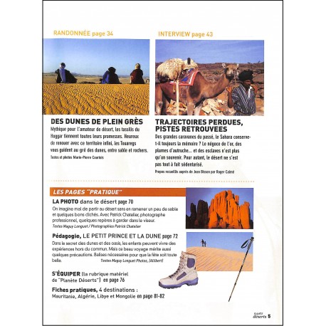 PLANÈTE DÉSERTS |Premier Numéro