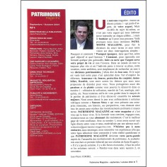 PATRIMOINE MAGAZINE |Premier Numéro 2
