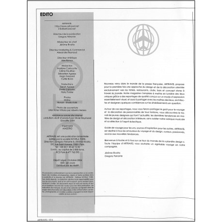 ARTRAVEL |Premier Numéro