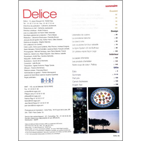 DELICE |Premier Numéro