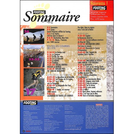 FOOTING magazine |Premier Numéro