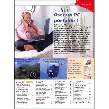 MICRO PORTABLE MAGAZINE |Premier Numéro