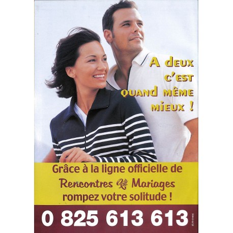 RENCONTRES MARIAGES |Premier Numéro