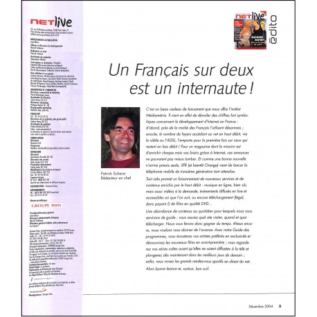 NET LIVE |Premier Numéro