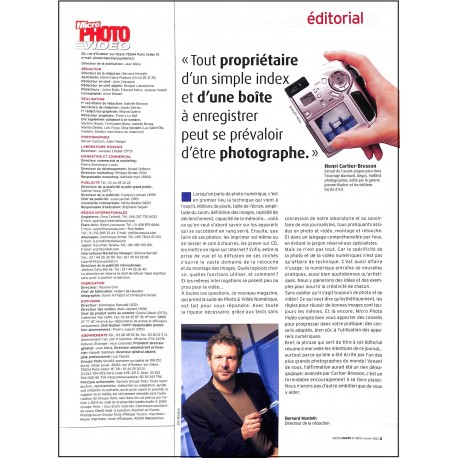 MICRO PHOTO VIDEO |Premier Numéro