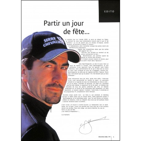 SPORT MAGAZINE |Premier Numéro
