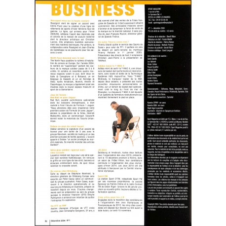 SPORT MAGAZINE |Premier Numéro