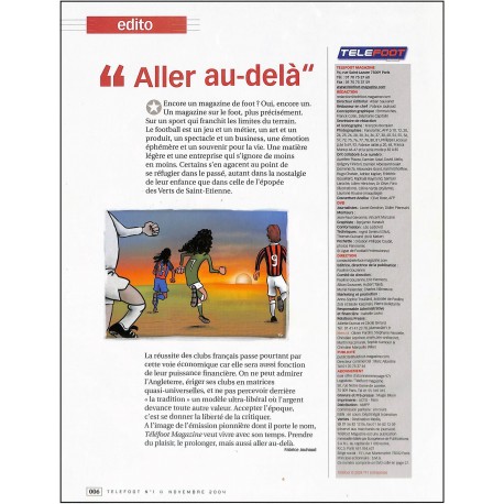 TELE FOOT MAGAZINE |Premier Numéro