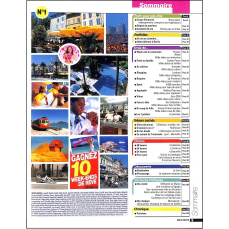 1000 ENVIES WEEK-ENDS & VACANCES |Premier Numéro