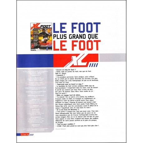 XL FOOT |Premier Numéro