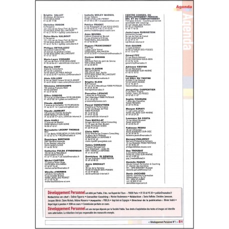 DÉVELOPPEMENT PERSONNEL |Premier Numéro
