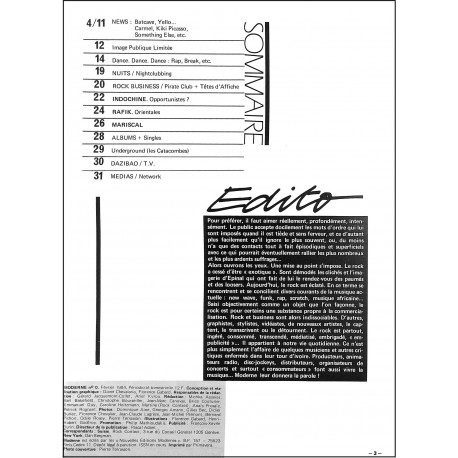 MODERNE |Premier Numéro