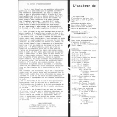 L'AMATEUR DE PLEIN AIR |Premier Numéro 2