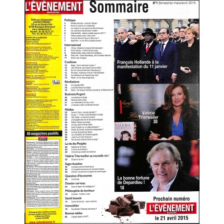 L'ÉVÉNEMENT MAGAZINE |Premier Numéro