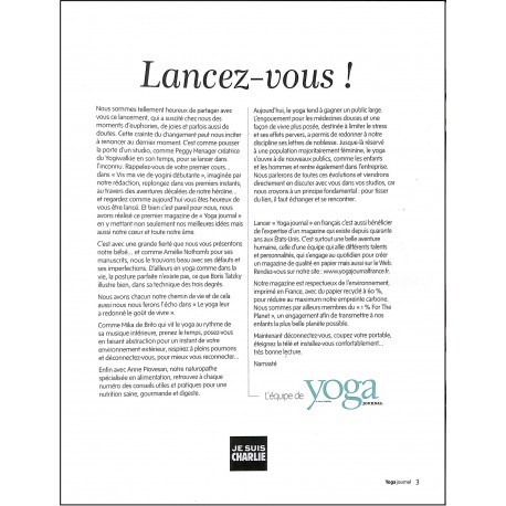 YOGA JOURNAL |Premier Numéro