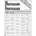 DE PARTICULIER A PARTICULIER |Premier Numéro