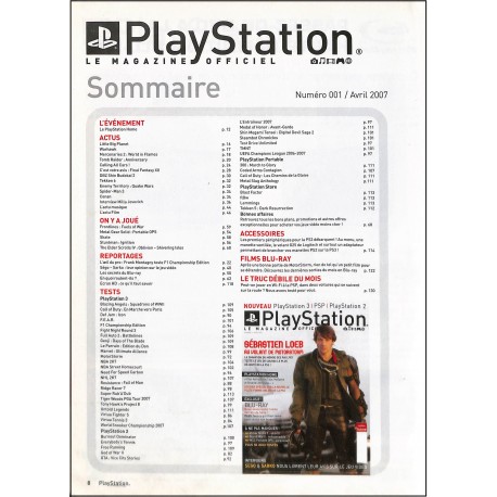 PLAYSTATION LE MAGAZINE OFFICIEL |Premier Numéro