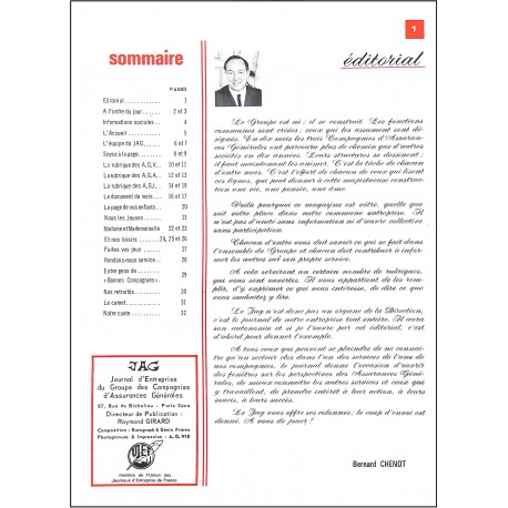 JAG |Premier Numéro