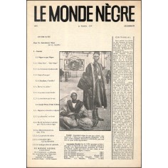 LE MONDE NÉGRE |Premier Numéro