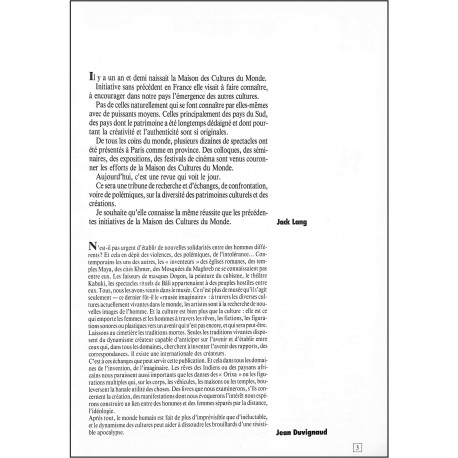 INTERNATIONALE DE L'IMAGINAIRE |Premier Numéro