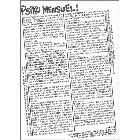 PSIKOPAT |Premier Numéro