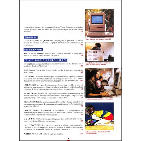 UNIVERS MAC |Premier Numéro