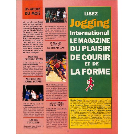 MONDIAL BASKET |Premier Numéro